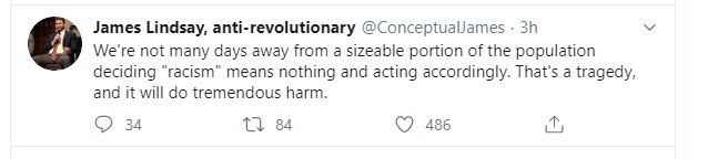 Racism means nothing does harm